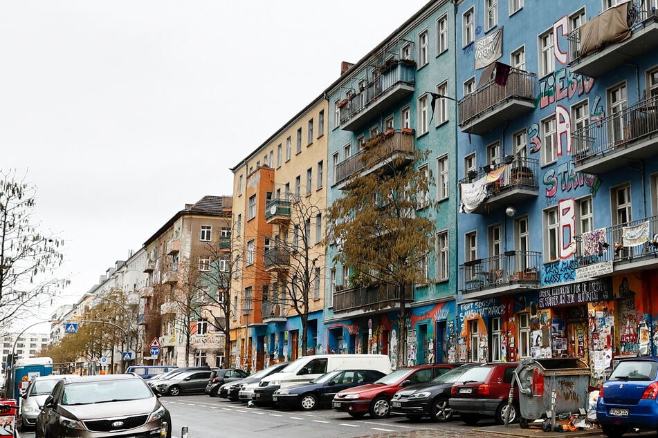 Den Bewohnern der Rigaer Straße 94 wurde schon etliche Male gekündigt. (Archivbild)