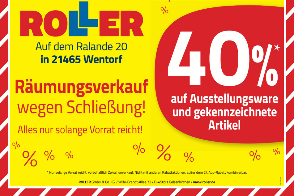 Kommt vorbei und schnappt Euch die stark reduzierten Möbel vor Ort!