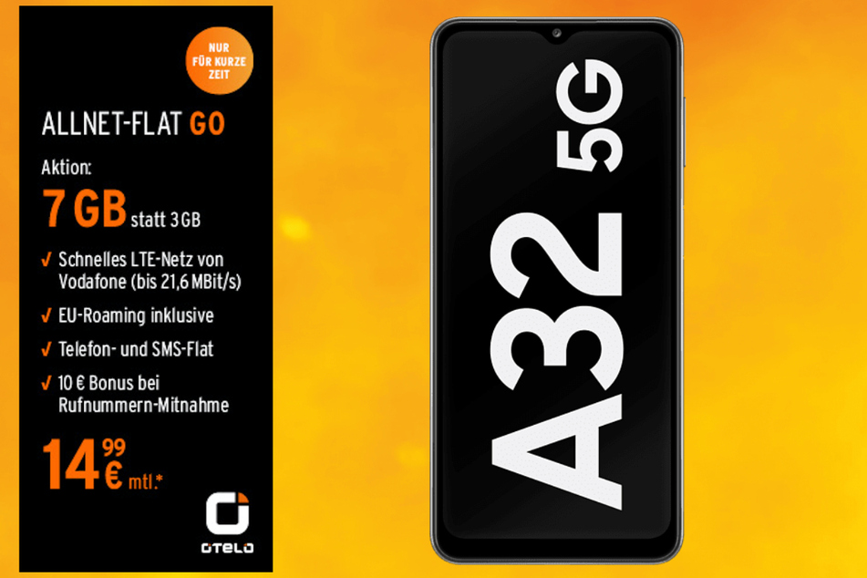 Samsung Galaxy A32 5G im Vertrag "Allnet-Flat Go"