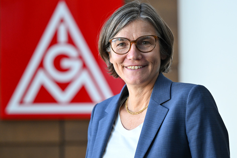 Mit 96,4 Prozent Zustimmung wurde Christiane Benner (55) die erste Vorsitzende der IG-Metall-Geschichte.