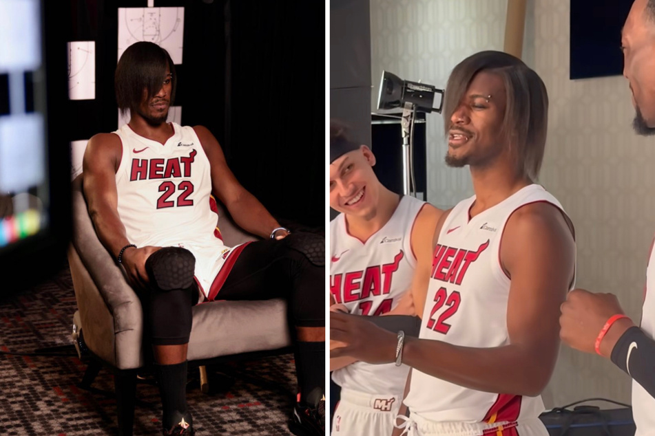 Jimmy Butler of the Miami Heat chopped off last year's dreadlocks in favor of an entirely new emo look that fans are mercilessly ripping him for!
