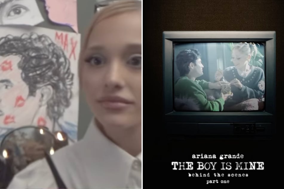 Ariana Grande joked while talking about the boy is mine music video in a new Instagram post.