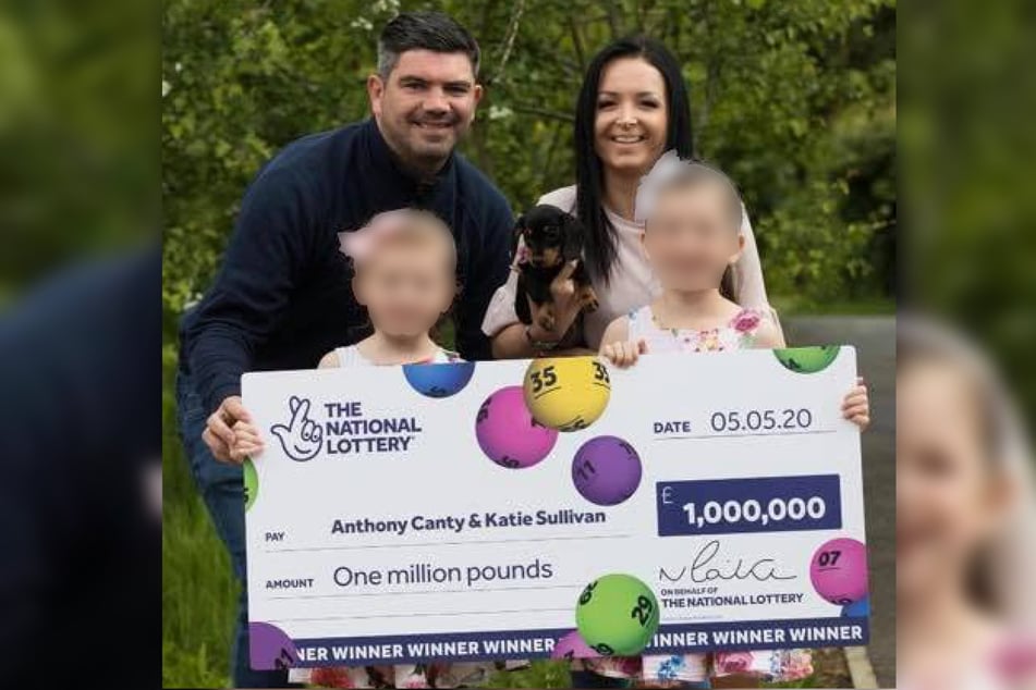 Canty und seine Frau hatten 2020 eine Million Pfund gewonnen.
