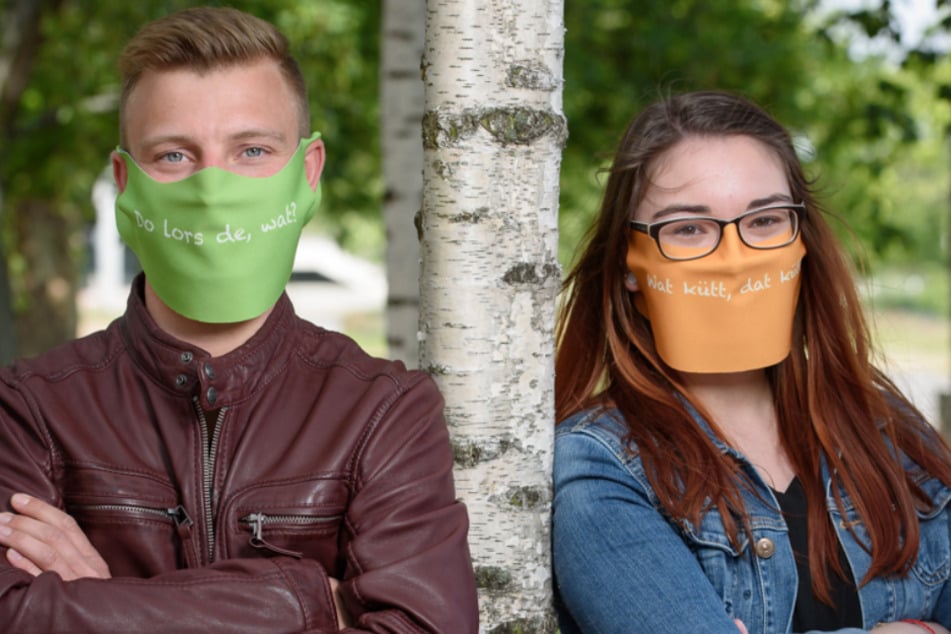 Fallen auf: Die Masken des DDV-Onlineshops sind in vielen Farben verfügbar.