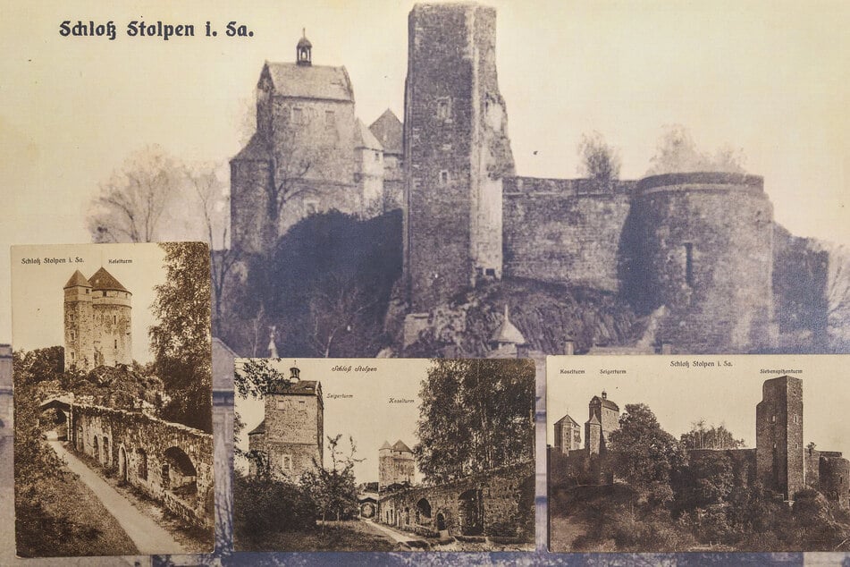 Auf etwa 100 Jahre alten Postkarten wird noch "Schloss Stolpen" vermerkt.