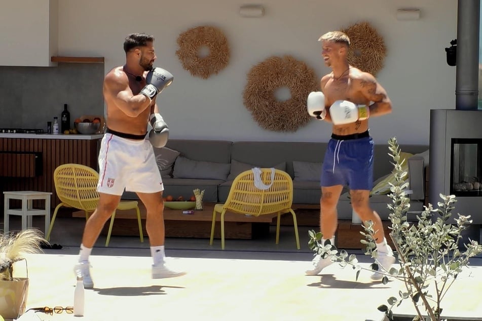 Laurenz (r.) geht's aktuell super.