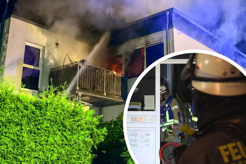 Feuer in Mehrfamilienhaus! Bewohner können nicht in ihre Wohnungen zurück