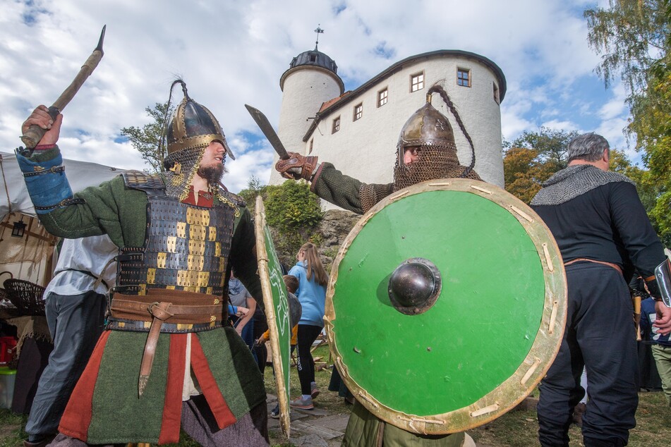 Auf Burg Rabenstein findet am Sonntag das Wikingerfest statt.