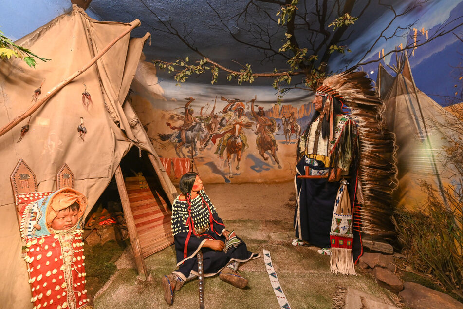Blick ins "Karl May Museum" in Radebeul.