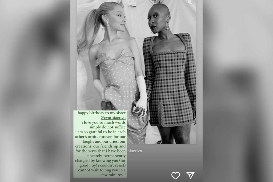 Ariana Grande (l.) and Cynthia Erivo (r.) are starring as Glinda and Elphaba respectively in the upcoming movie musical of Broadway's Wicked.