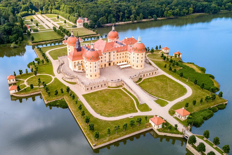 Moritzburg besticht von außen wie von innen.