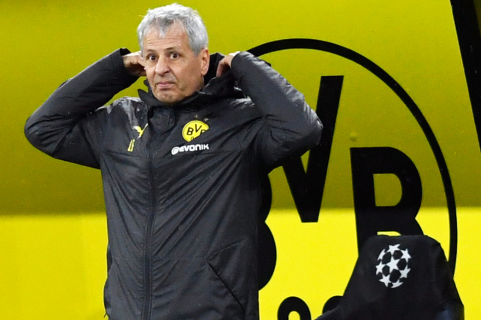 BVB-Coach Lucien Favre (62) hält Arminia Bielefeld für ein Team, dass "sehr, sehr schwer zu bespielen" sei.