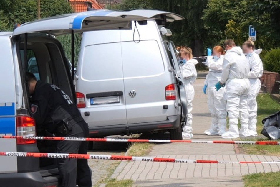 Kriminaltechniker haben am Tatort spuren gesichert. (Symbolfoto)