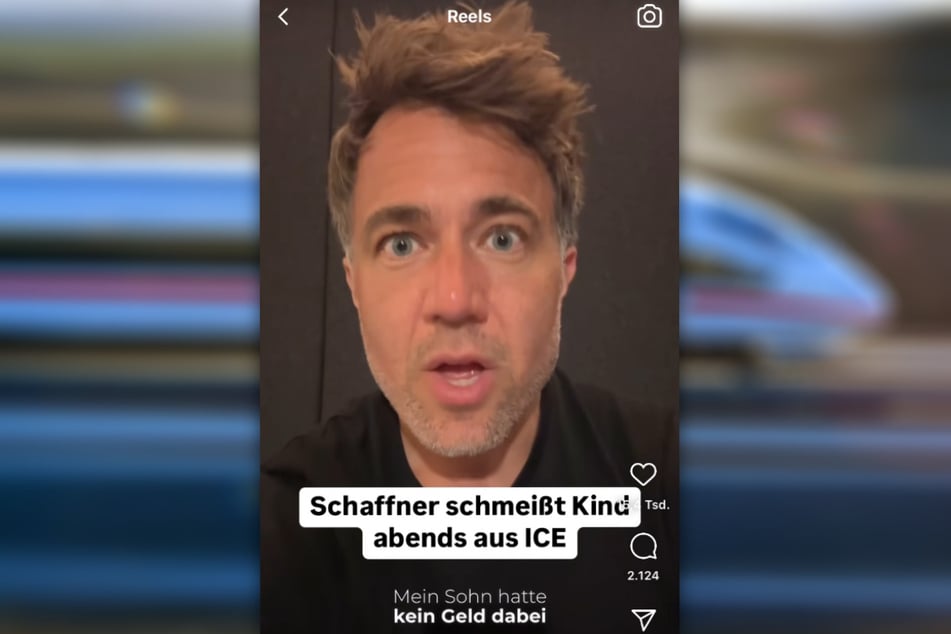 Da versteht der Papa keinen Spaß: Comedian Moritz Hohl (42) erfuhr am Dienstagabend, dass sein Sohn wegen eines kleinen Fehlers aus einem ICE geworfen wurde.