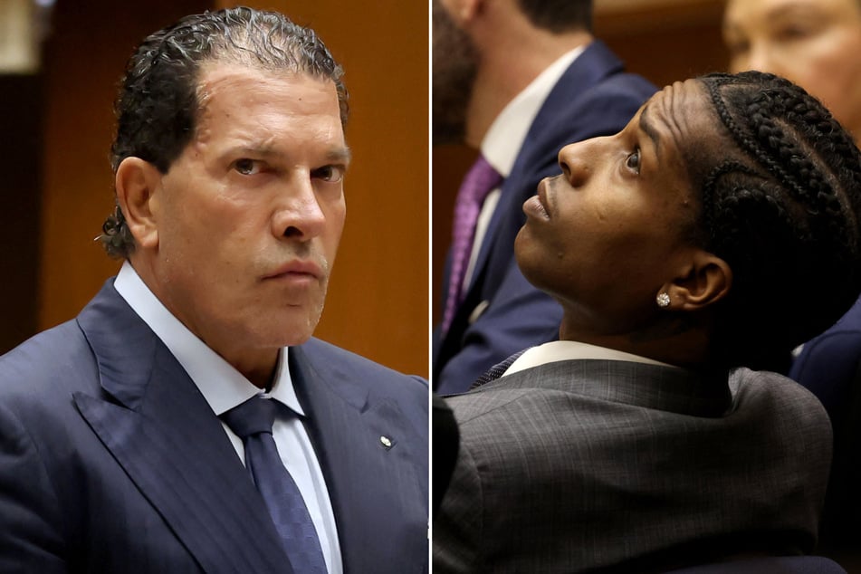 A$AP Rocky's lawyer Joe Tacopina (l.) argued the rapper was carrying a harmless prop gun from a music video on the night he allegedly shot a former friend in Hollywood.