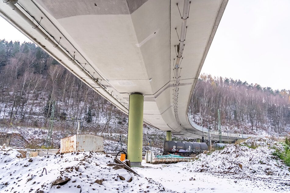 Trotz Stütze: In Bad Schandau muss ein Neubau her.