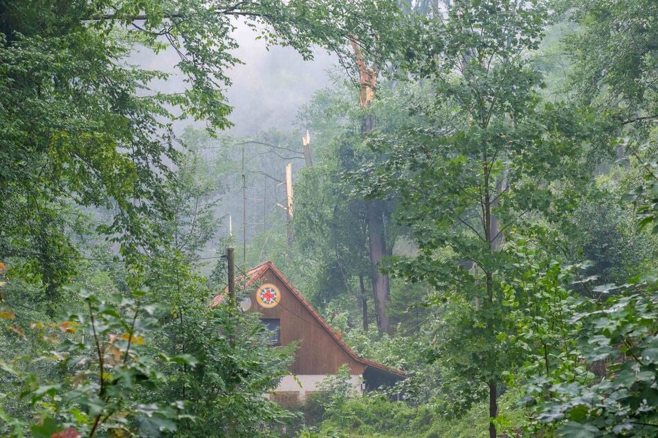 Fotos zeigen, wie schwer das Unwetter gewütet haben muss.