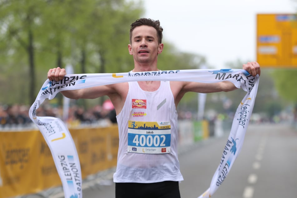 Jakob Lange (30) belegte den ersten Platz in der Marathon-Distanz.