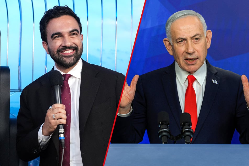 New York Mayor Zohran Mamdani (l) said he was considering arresting Israeli Prime Minister Benjamin Netanyahu in accordance with an ICC warrant.