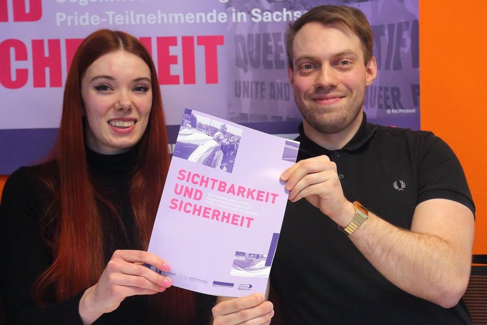 Lea Bellmann (25) und Bastian Stock (33) haben ihre Studie in der Broschüre zusammengefasst.