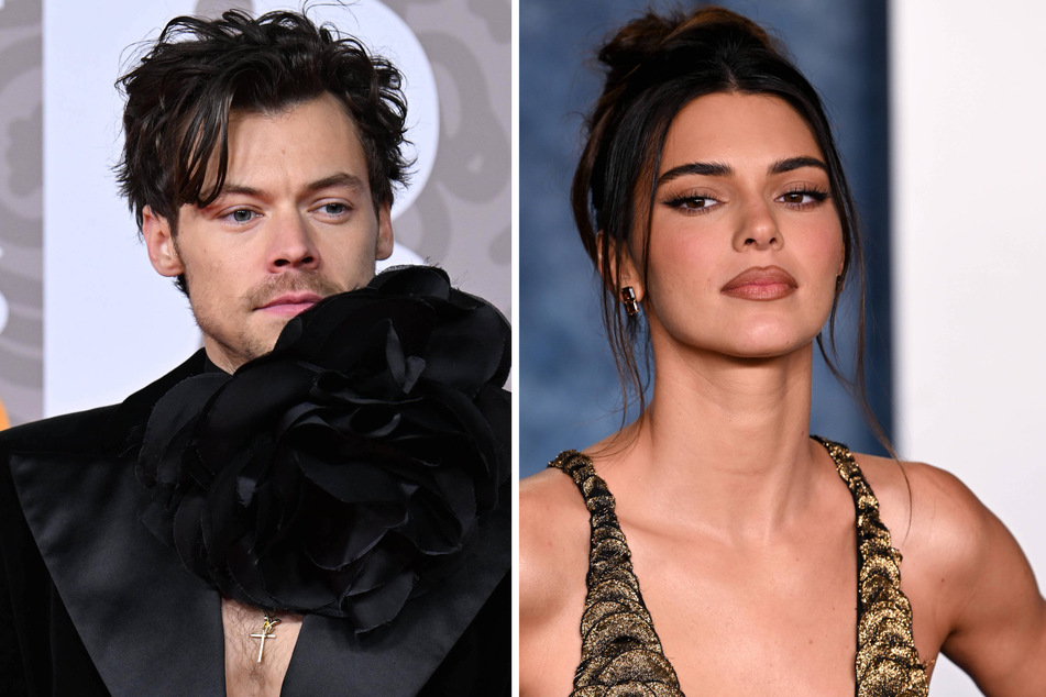 Exes Harry Styles (l) and Kendall Jenner (r) asked each other some intense questions in a 2019 segment of The Late Late Show.