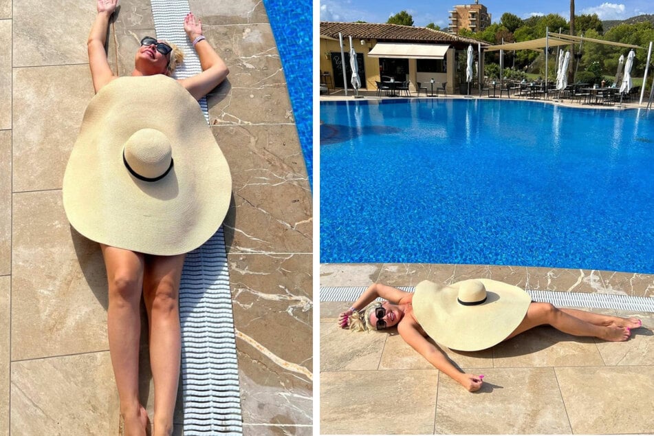 Daniela Katzenberger (35) genießt die Sonnenstrahlen im spanischen Mallorca.