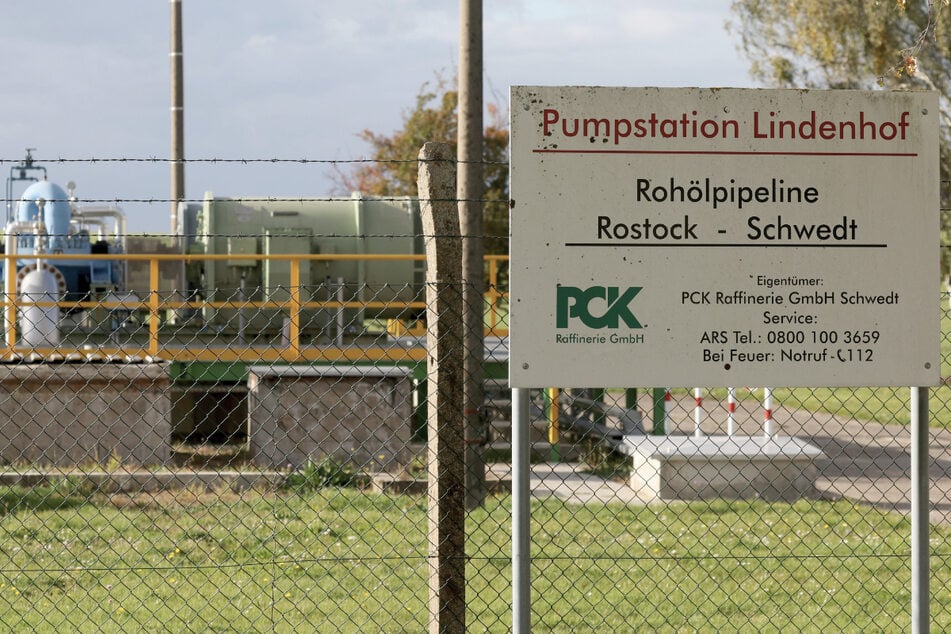 Eine Pumpstation der Raffinerie PCK Schwedt ist Ziel von Klimaaktivisten geworden.