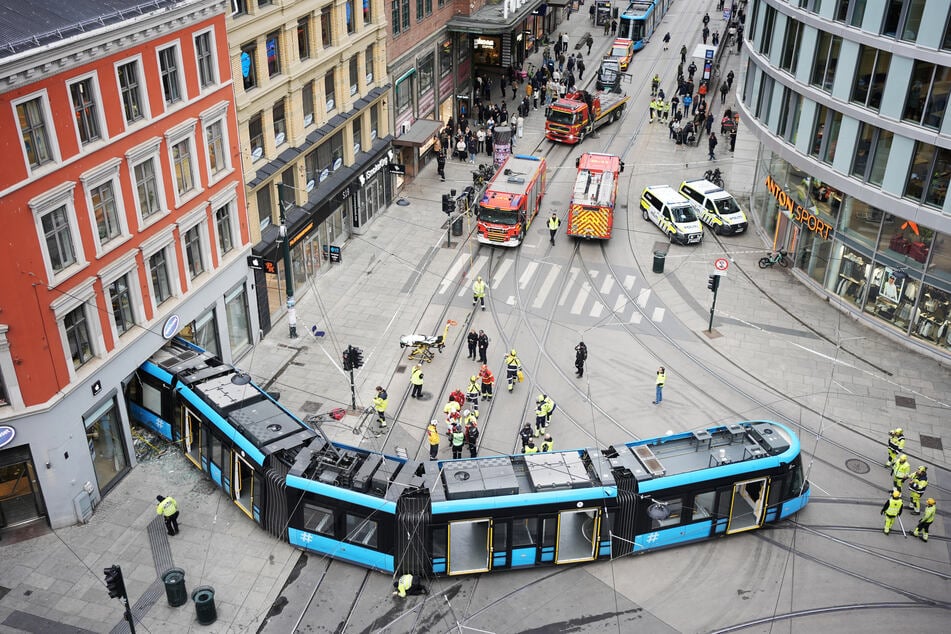 Der Unfall ereignete sich auf der Storgata, einer der meistbefahrenen Straßen der Stadt.