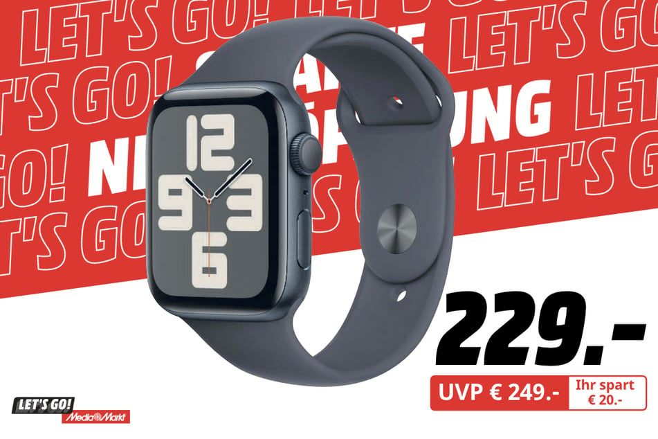 Apple Watch SE für 229 statt 249 Euro.