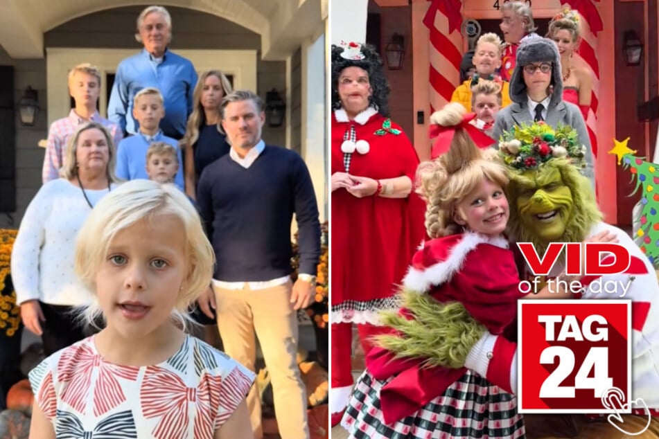 This family just won Halloween and Christmas with their Whoville transformation!