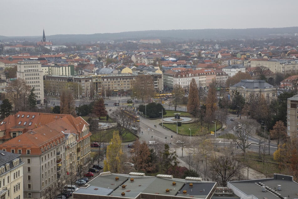 Der Vorfall ereignete sich am Albertplatz in der Dresdner Neustadt.
