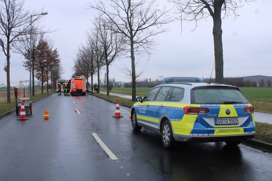 Die Rippachtalstraße wurde voll gesperrt.