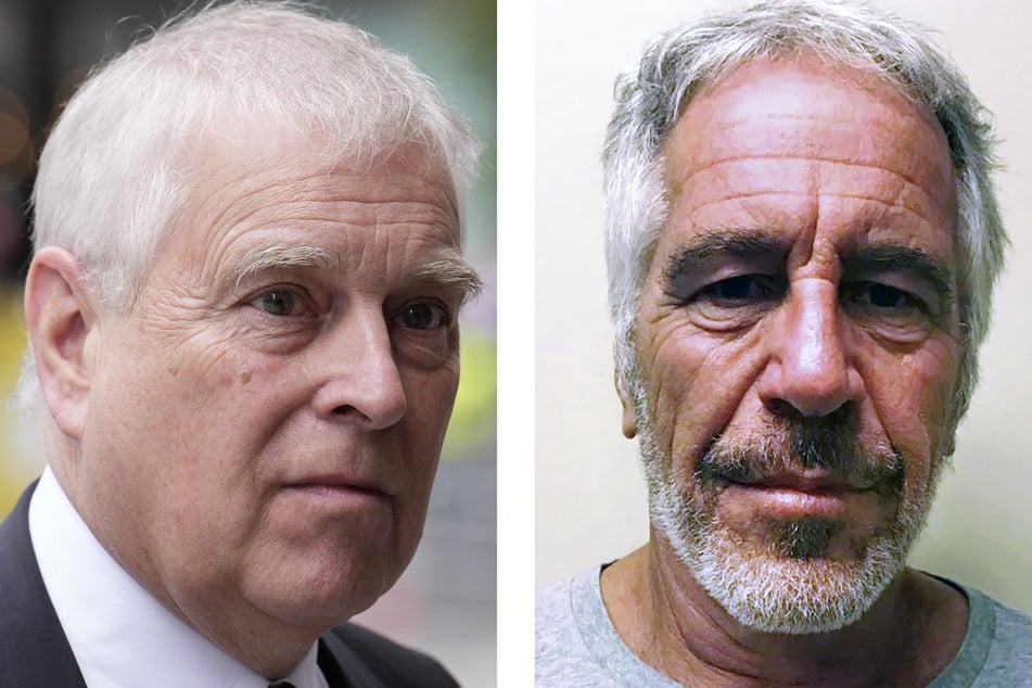 Britain's former Prince Andrew (l.) has come under fire for his relationship with the late sex offender Jeffrey Epstein.