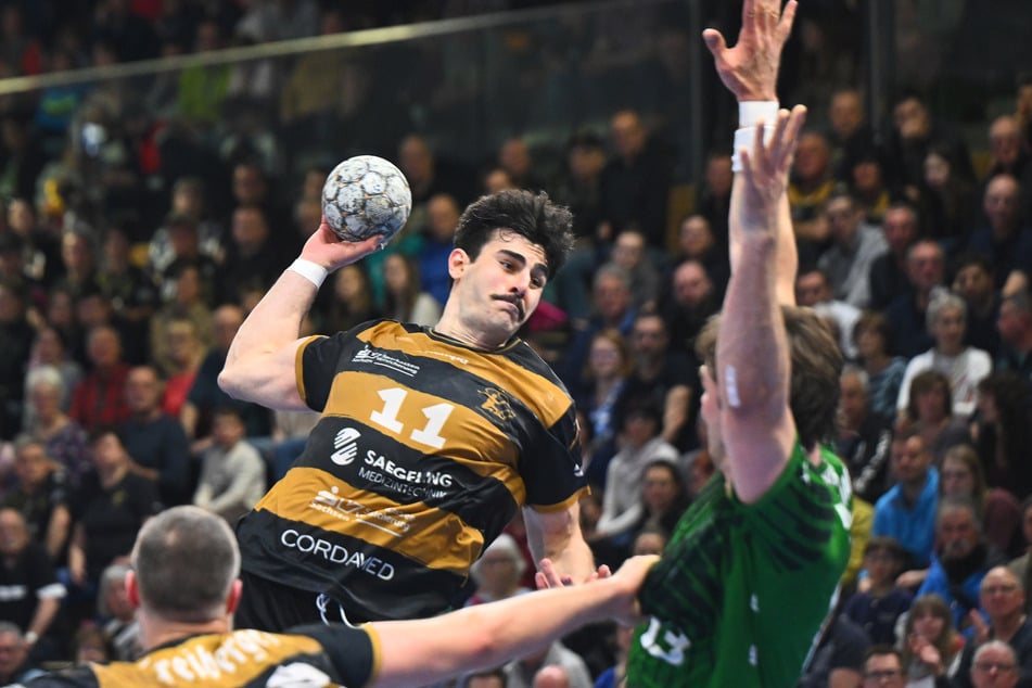 Mit der Sicherheit durch die konsequente Defensivleistung: Doruk Pehlivan (27, l.) traf beim Heimsieg gegen die Eulen Ludwigshafen neunfach.