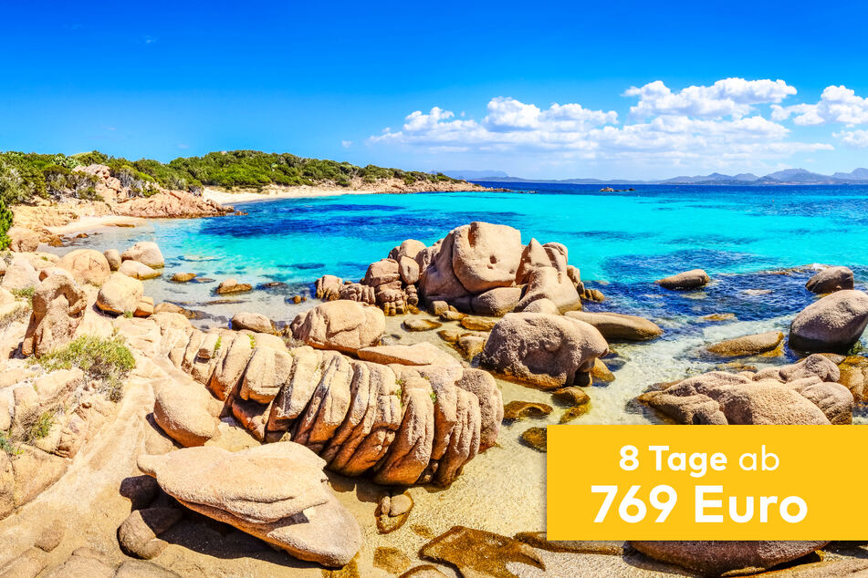 Sardinien: 8 Tage ab nur 769 Euro.