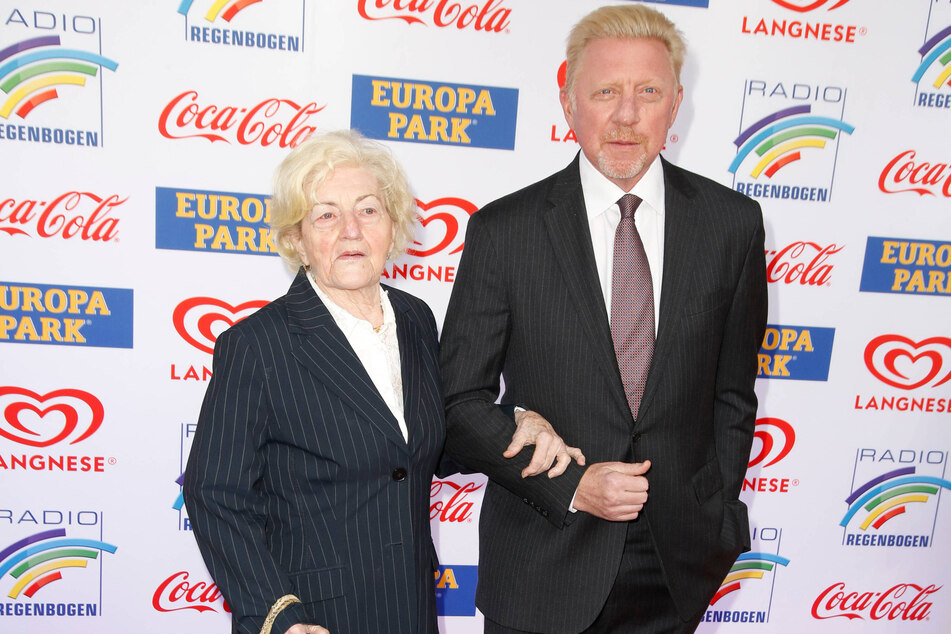 Boris Becker (54) mit Mutter Elvira (87) im April 2019 im Europapark.