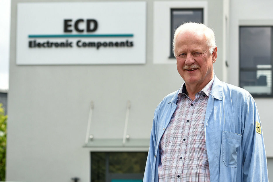 Hat ganz bescheiden angefangen: Klaus-Peter Orth (62) hatte bei der Firmengründung von ECD 1997 insgesamt 17 Mitarbeiter, heute sind es fast 80.