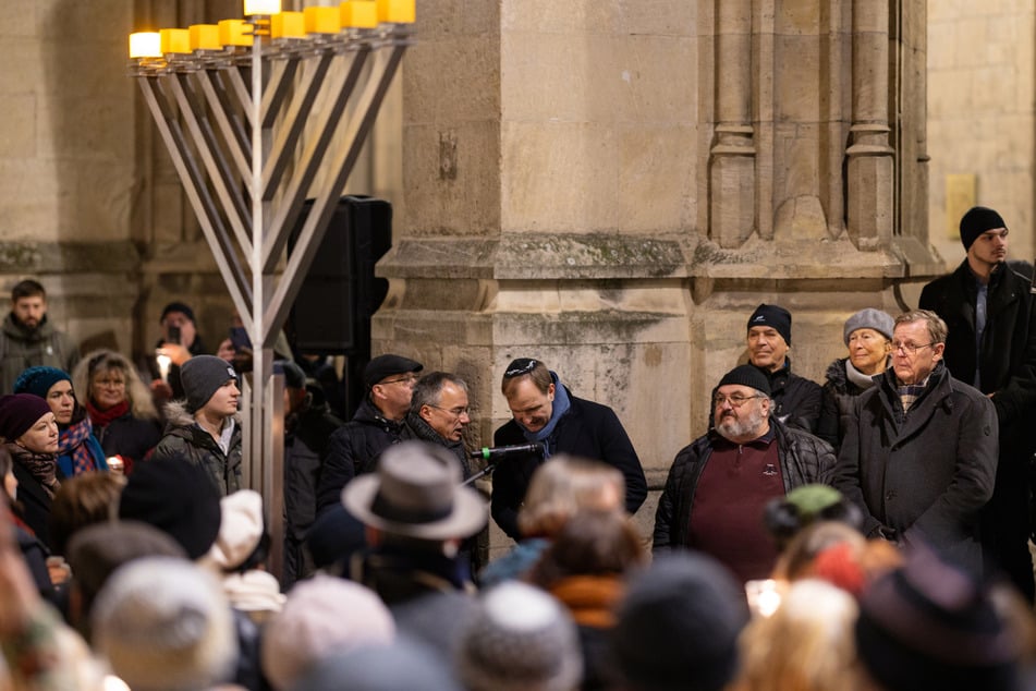 Jüdisches Lichterfest in Erfurt: Diese Botschaft hat Thüringens MP Ramelow