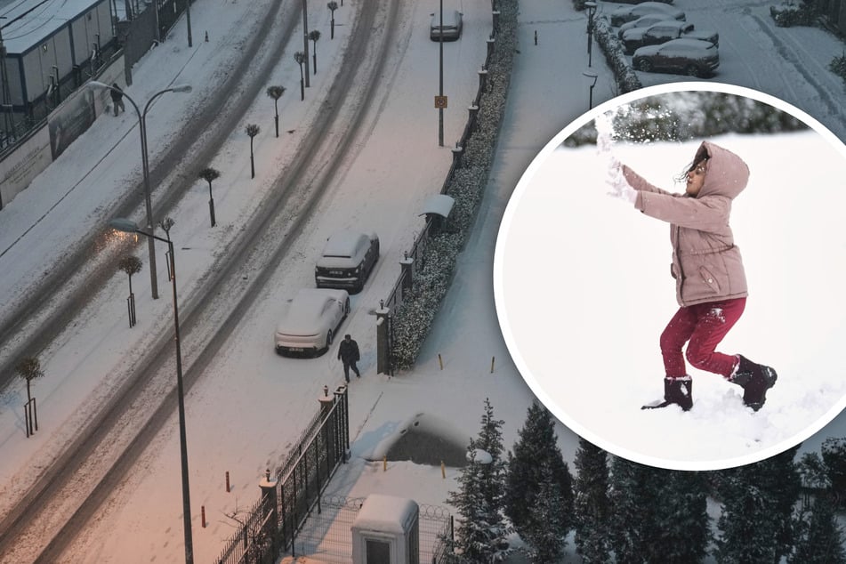 Eigentlich scheint hier die Sonne: Schneefall in Istanbul legt Verkehr lahm