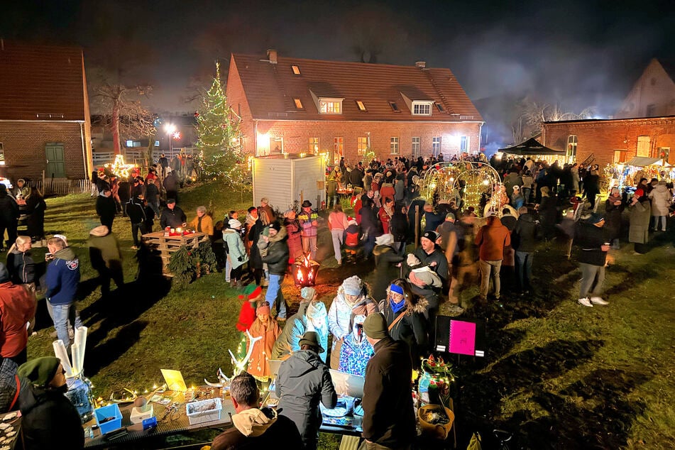Über 1000 Besucher erfreuten sich über den Weihnachtsmarkt im Dorf.