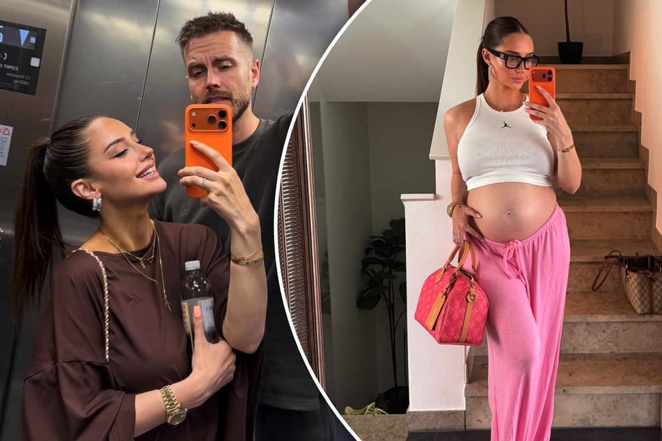 Palina Miner (26) und Julian "Julienco" Claßen (33) freuen sich auf ihr erstes gemeinsames Kind.