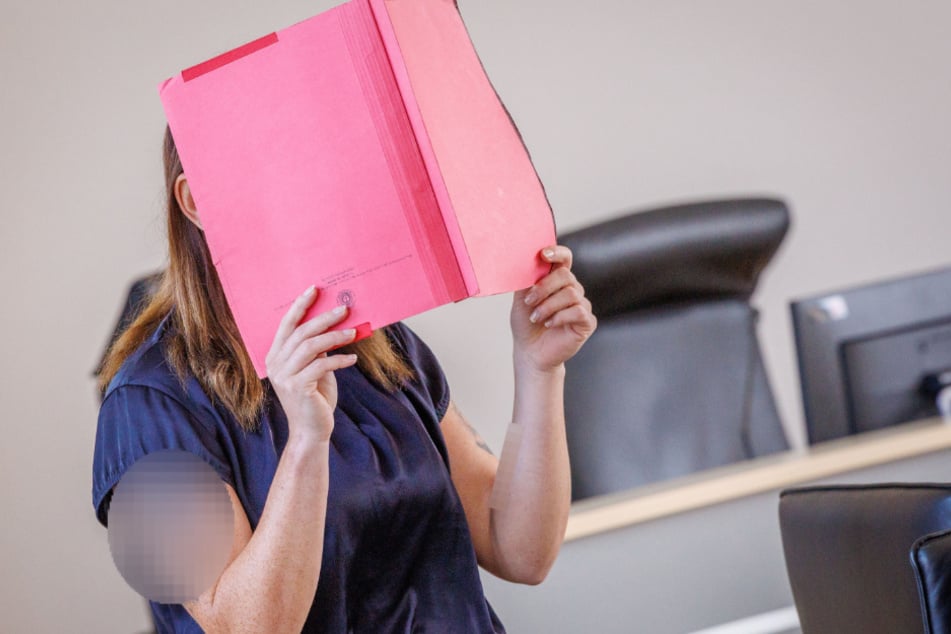 Die Angeklagte Gina H. (30) muss sich wegen mutmaßlichen Mordes verantworten.