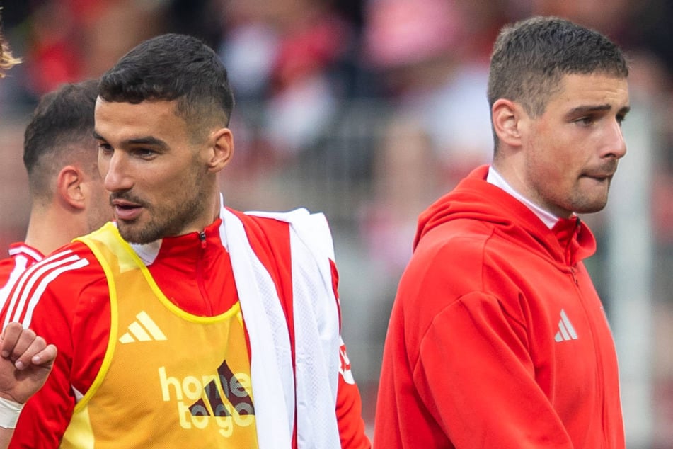 Ivan Prtajin (28, l.) und Andrej Ilic (25) sind im Sommer 2024 gemeinsam zu Union Berlin gewechselt und könnten den Verein nach nur einer Saison wieder verlassen.