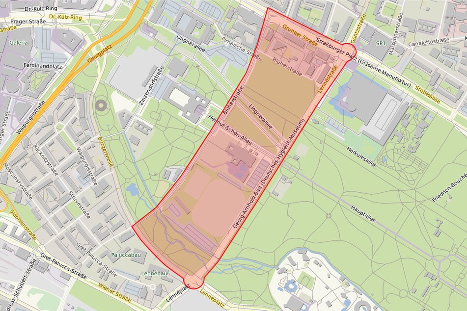 Rund um das Rudolf-Harbig-Stadion verhängt die Stadt Dresden eine Allgemeinverfügung mit dem Verbot gewisser Dinge.