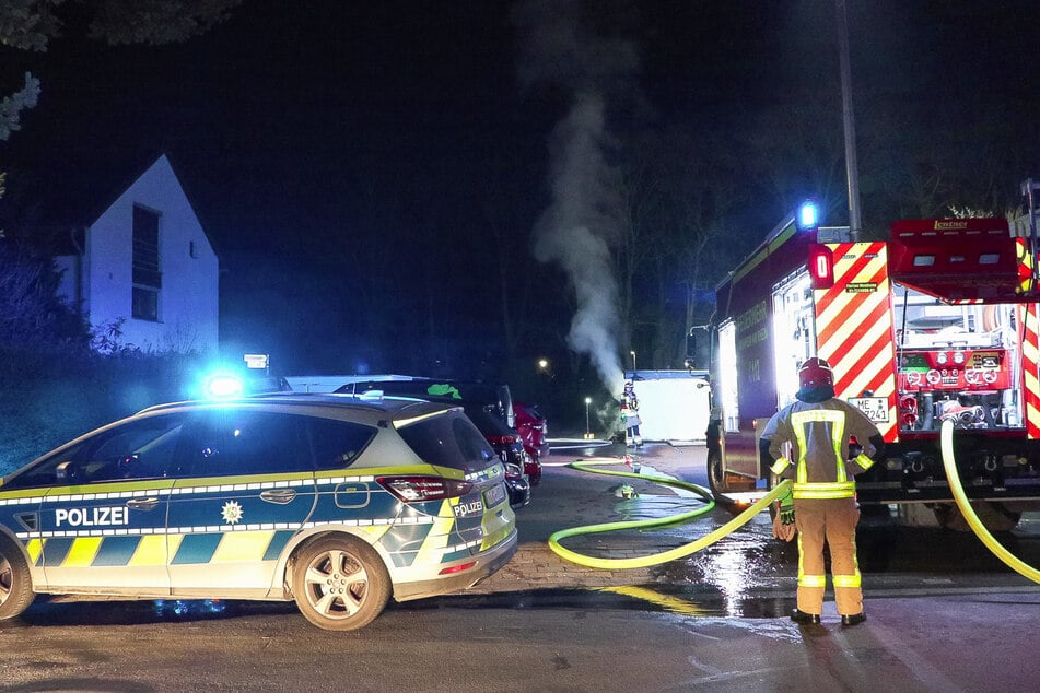 Mehrere Kräfte von Polizei und Feuerwehr waren vor Ort.