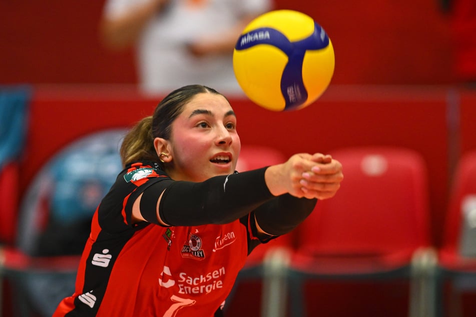 Die neue Libera des DSC, Katerina Georgiadis (24), feierte sofort ihr Debüt.