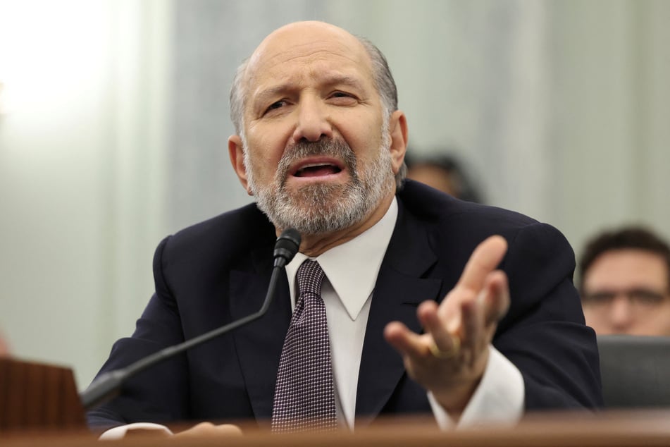 Howard Lutnick testifies before a Senate Commerce Committee confirmation hearing on Capitol Hill on January 29, 2025.