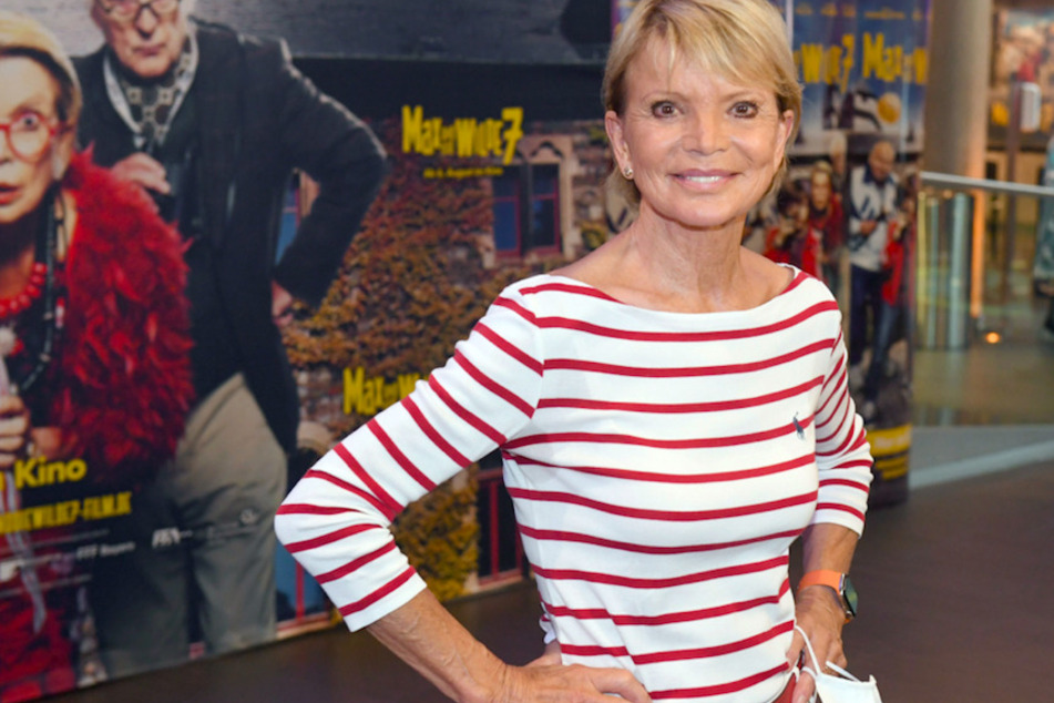 Schauspielerin Uschi Glas (76) bei der Premiere des Films "Max und die wilde 7" im Mathäser Kino in München.
