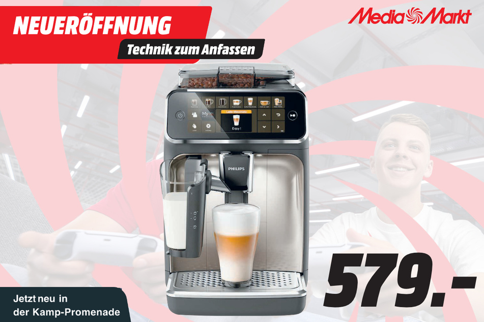 Philips-Kaffeevollautomat für 579 Euro.