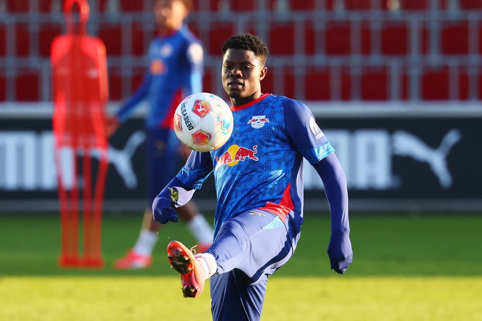 Suleman Sani machte beim Training am Dienstag einen guten Eindruck.